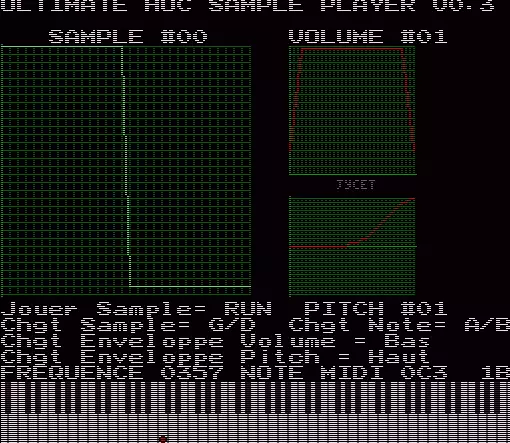 jeu Ultimate HUC Sample Player V0.3 by JyCet